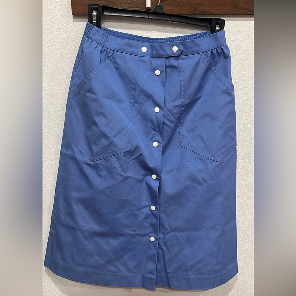 Vintage Koret Button-Front midi skirt